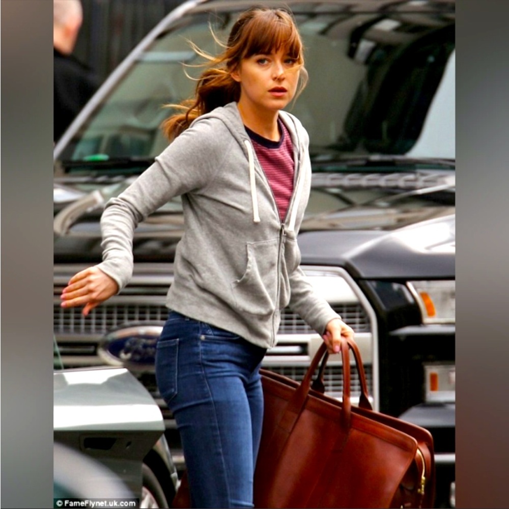 ASO Anastasia Steele James Perse Hoodie size
